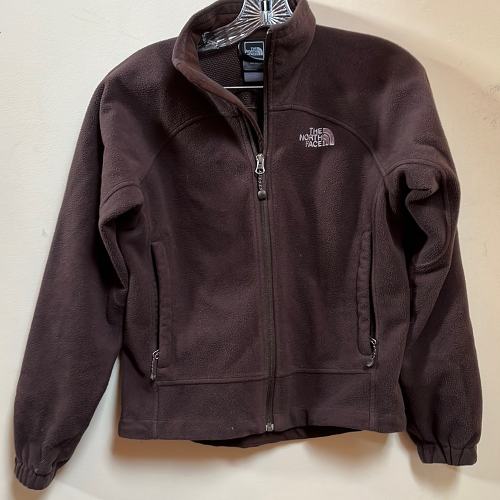 The North Face windfall fleece zip jacket - XS - brown